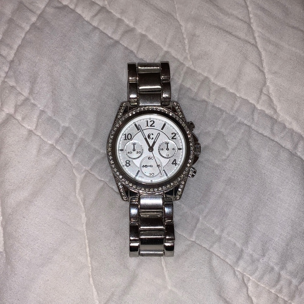 Silver watch